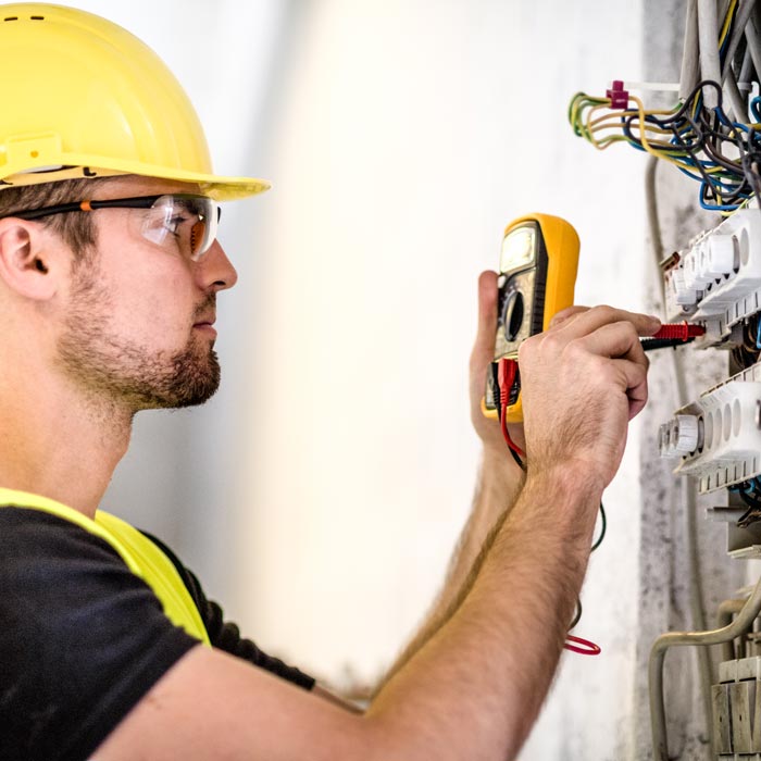 electrician testing panel