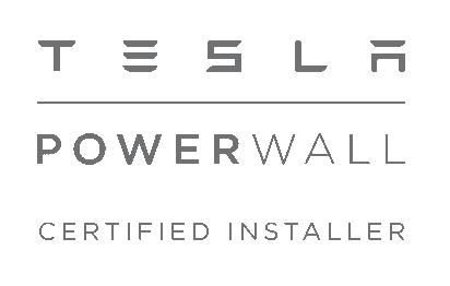 Tesla Powerwall Certified Installer logo.